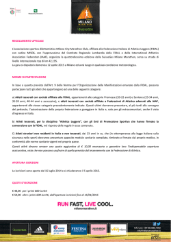 Clicca qui - Milano Marathon
