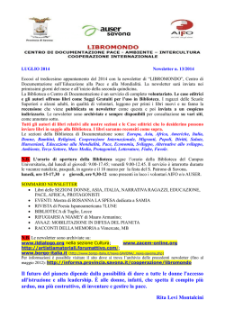 Il futuro del pianeta dipende dalla possibilit&agrave; di dare a tutte