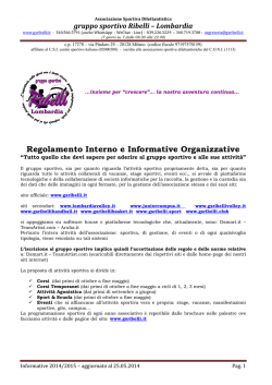 asd – gruppo sportivo Ribelli – Milano e Monza