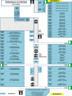 scarica la mappa - Tribunale di Firenze