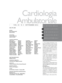 Numero - ARCA Associazioni Regionali Cardiologi Ambulatoriali