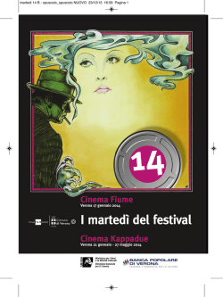 I marted&igrave; del festival