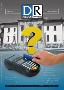 Numero 72 - Giugno 2014 - Associazione Provinciale Forense
