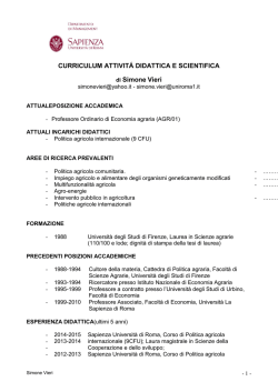 Curriculum vitae