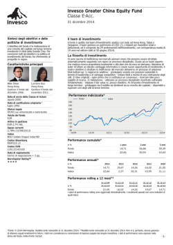 Invesco Greater China Equity Fund Classe E-Acc.