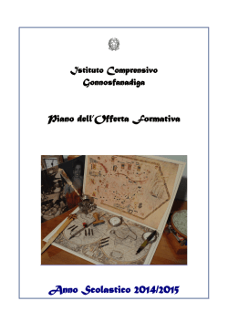 POF 2014-2015 - Istituto Comprensivo Gonnosfanadiga