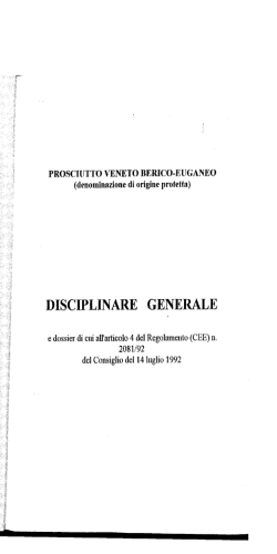 Prosciutto Veneto Berico-Euganeo DOP