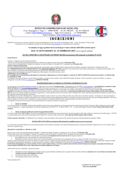 circolare del Dirigente Scolastico