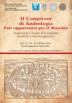Programma leonardo copia - Azienda Ospedaliera Pisana