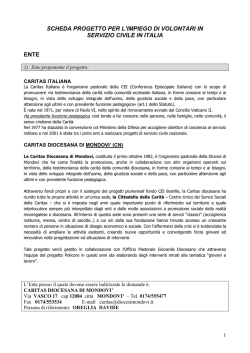 Mondov&igrave; - Caritas Italiana