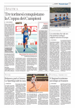 La Stampa - Sisport FIAT
