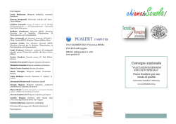 Brochure Convegno nazionale