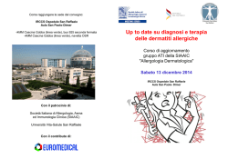 qui - SIAAIC Societ&agrave; Italiana di allergologia, asma ed immunologia