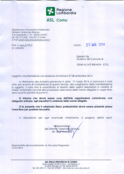 Norme sanitarie ed.2014 - Fiera di Alzate Brianza