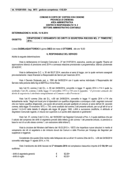 Int. 1010201/005 &ndash; Imp. 8973 gestione competenza