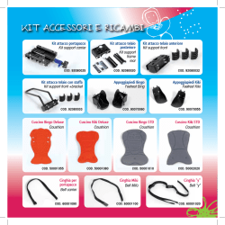 kit accessori e ricambi