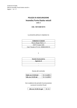 Lotto 2 IFK Km - Comune di Grado