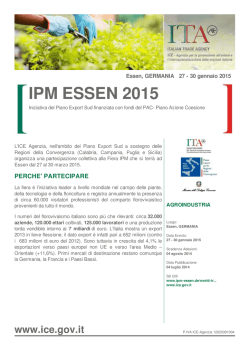 Circolare IPM Essen