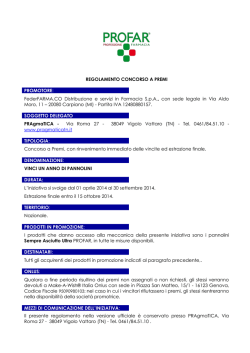 Leggi il regolamento completo - Gioca e vinci