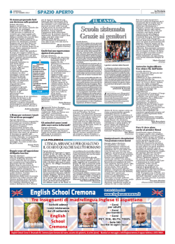 Scuola sistemata Grazie ai genitori