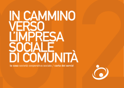 la casa società cooperativa sociale / carta dei servizi