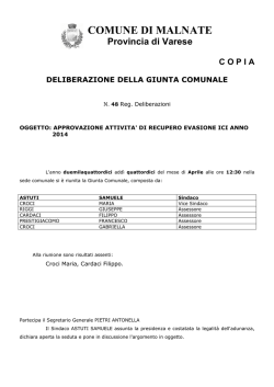 Delibera di Giunta n.48 del 14_4_2014