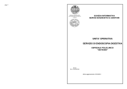 MA29 2014 scheda servizi - Azienda Ospedaliera Universitaria