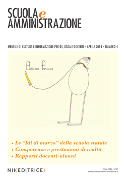 Le &ldquo;Idi di marzo&rdquo; della scuola statale Competenze e prestazioni di