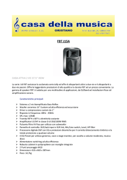 FBT J15A - Casa Della Musica