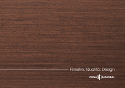 Finestre, Qualit&agrave;, Design