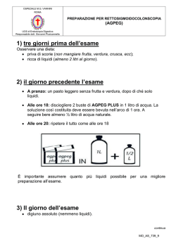 MO_AS_739 Preparazione per rettosigmoidocolonscopia
