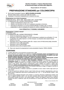Preparazione alla colonscopia