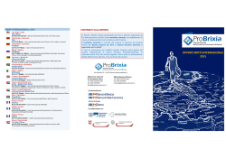 OPPORTUNIT&Agrave; INTERNAZIONALI 2015