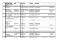 Allegato A al decreto n. 6497 del 7 luglio 2014