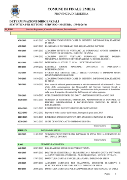 COMUNE DI FINALE EMILIA
