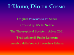 Essenza Elementale - Societ&agrave; Teosofica