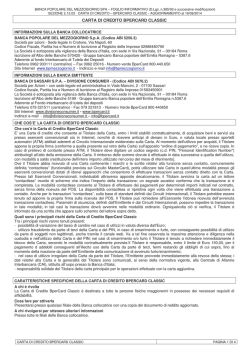 BpERCard Classic - Banca Popolare del Mezzogiorno