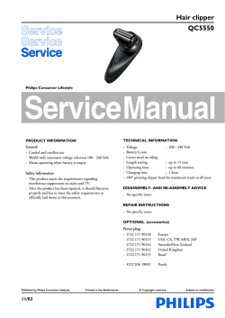 Service Manual - Buy parts and accessories