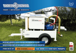 Motopompe Innovative a Basso Consumo con Scambiatore di Calore