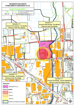 Scenario INCIDENTE RILEVANTE STABILIMENTO BENASEDO
