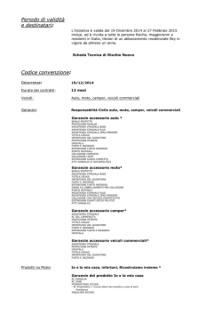 Termini e condizioni - Solo per te