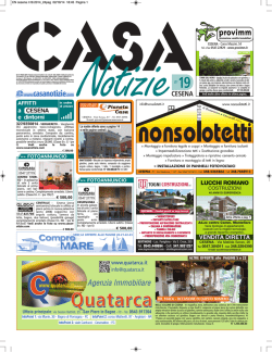 CASA NOTIZIE cesena n1.2007