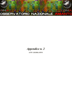 Download - Osservatorio Nazionale Amianto