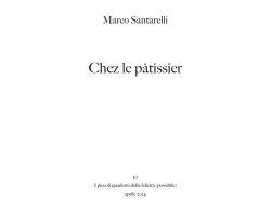 (possibile) # 10 CHEZ LE PATISSIER