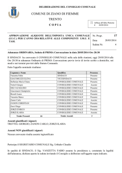 i.u.c. - ziano di fiemme