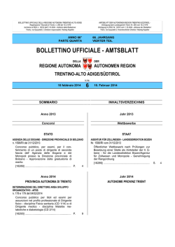 Bollettino n. 6 del 10 febbraio 2014