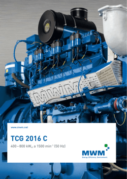 Scheda Dati Tecnici MWM TCG2016C