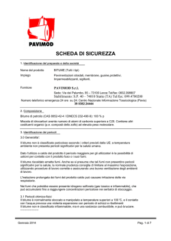 scheda sicurezza bitume pavimod.rtf