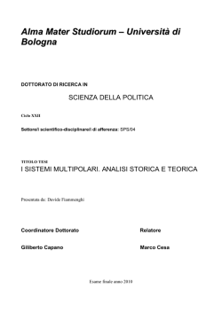 Alma Mater Studiorum &ndash; Universit&agrave; di Bologna