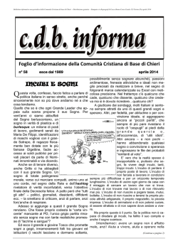 n&deg; 58 aprile 2014
